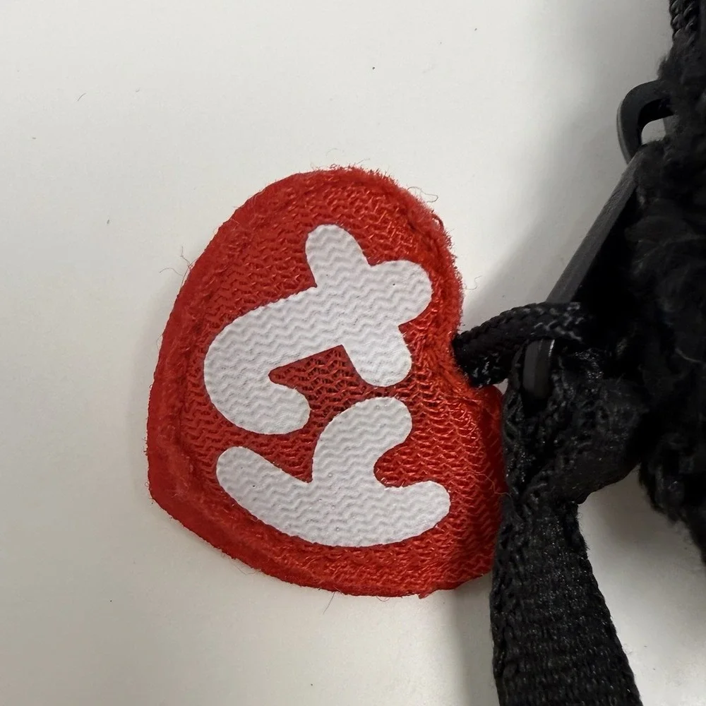 TRACEY THE DOG Ty Gear Beanie Baby Gear Wristlet Coin Purse 2013 Blue Bow